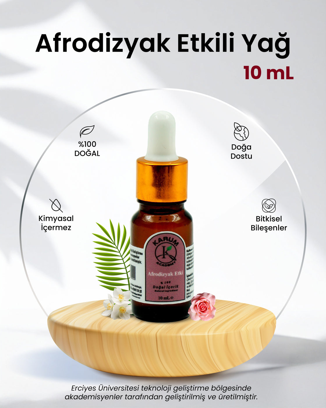Aromaterapi-sinerji %100 Doğal Cam Damlalıklı (Duyuları Uyandıran Doğal Karışım) Afrodizyak Etkili Buhurdanlık Uçucu Yağı 10ml