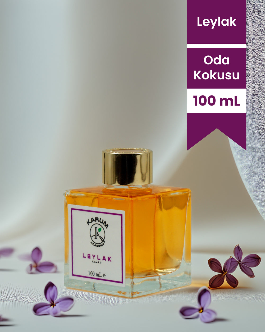 Leylak ( Baharın Zarif ve Ferah Esintisi) Çubuklu Kare Oda Kokusu 100ml