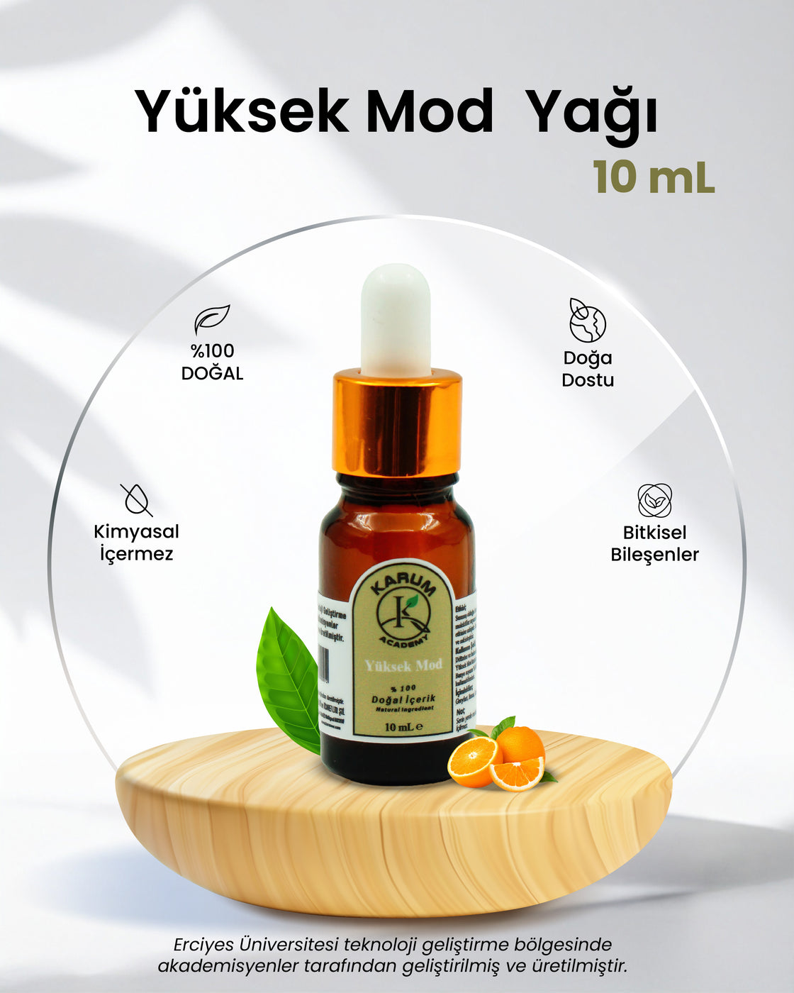 Aromaterapi-Sinerji %100 Doğal Cam Damlalıklı (Modunu yükselt. Güne parlak başla. İçsel güneşini yak) Yüksek Mod Buhurdanlık Difüzör 10ml