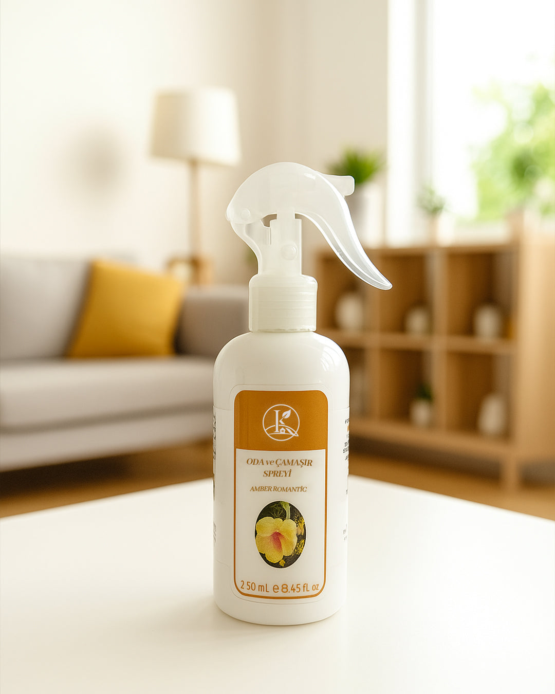 Amber Romantic Oda ve Çamaşır Spreyi – Sıcak, Romantik ve Etkileyici Bir Dokunuş 250mL