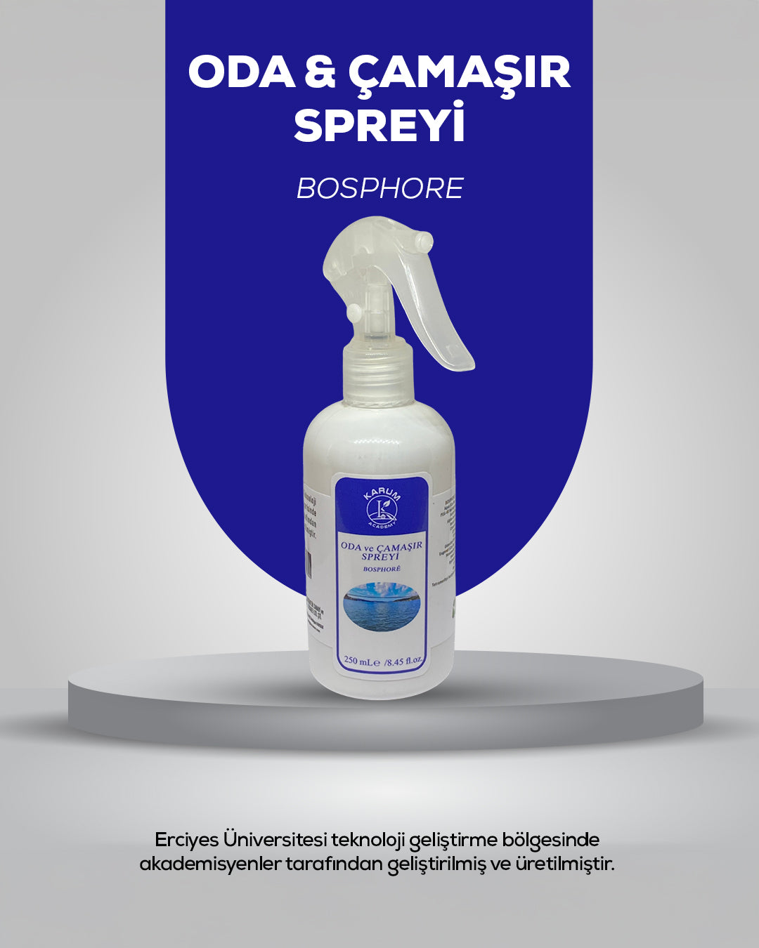 KARUM Academy bosphore Oda ve Çamaşır Spreyi – Ferahlığın Zarif Hali 250mL