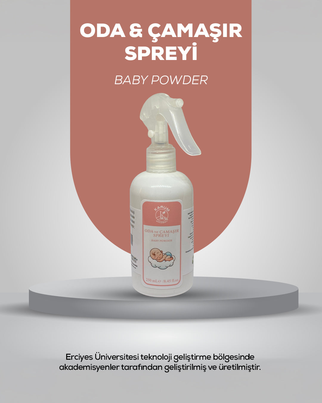 Bebek Pudrası Kokusu Oda ve Çamaşır Spreyi – Ferahlığın Zarif Hali 250mL