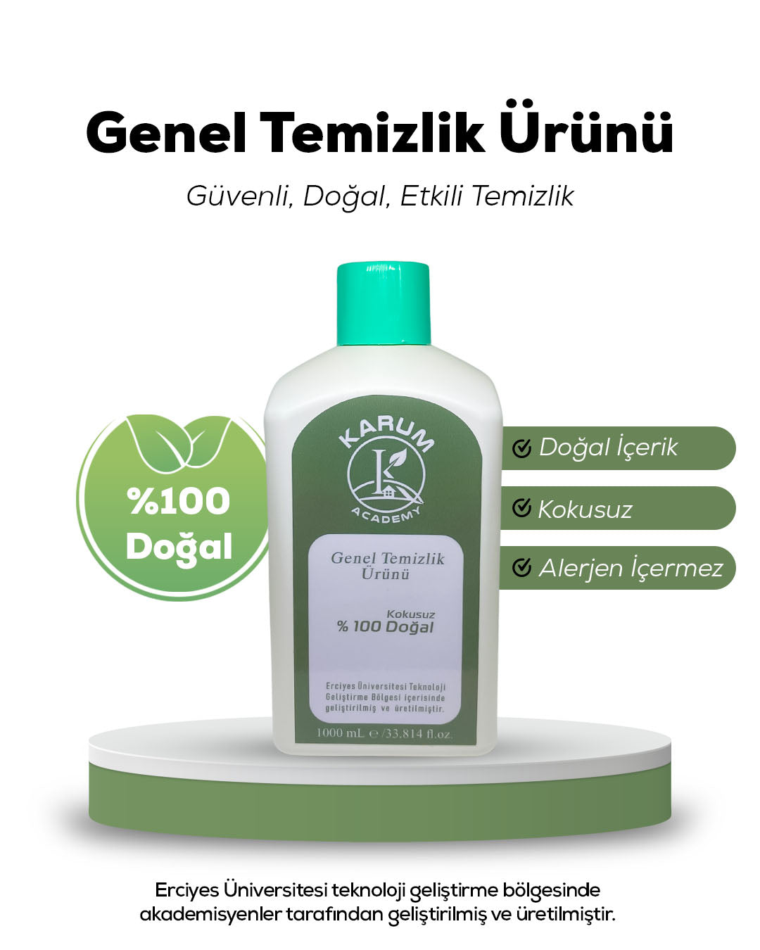 Kokusuz Doğal Çok Amaçlı Temizlik– Hassas Alanlar İçin Güçlü ve Sessiz Temizlik