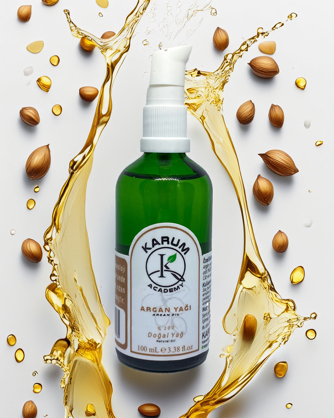 Karum Academy Argan Yağı – %100 Saf, Soğuk Sıkım & Doğal Güzellik İksiri 100 ml