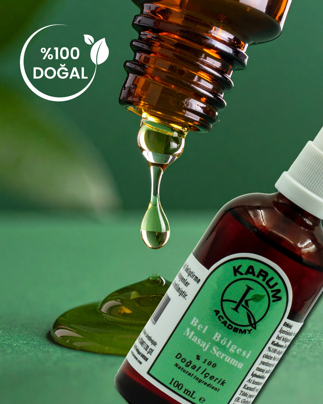 Aromaterapi %100 Doğal Uçucu Yağ Içerikli (Gerginliği azalt. Kaslarını yumuşat. Doğal rahatlama ile tanış) Bel Bölgesi Masaj Serumu (ÖZEL FORMÜLASYON) 100 ml