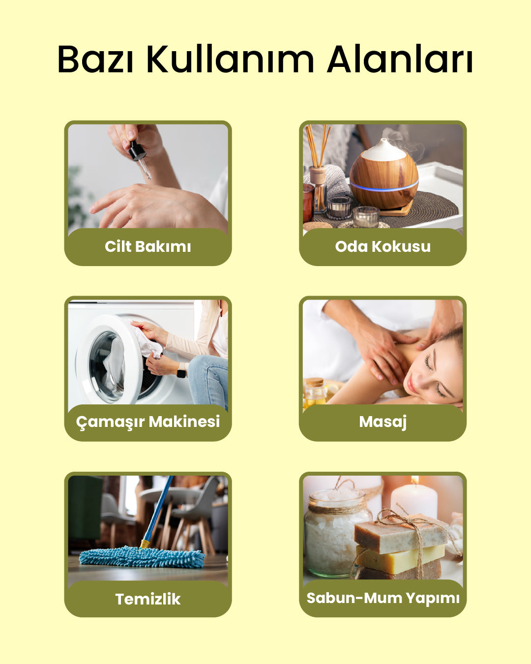 Aromaterapi %100 Doğal Cam Damlalıklı (Tazelik ve Arınma Kaynağı) Limon Uçucu Yağ 10ml