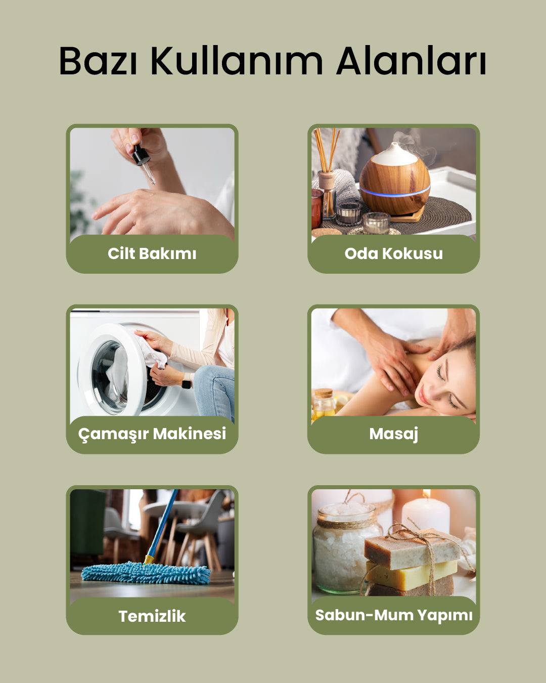 Aromaterapi %100 Doğal Cam Damlalıklı ( Doğal Sakinlik ve Şifa) Melisa Uçucu Yağ 10ml