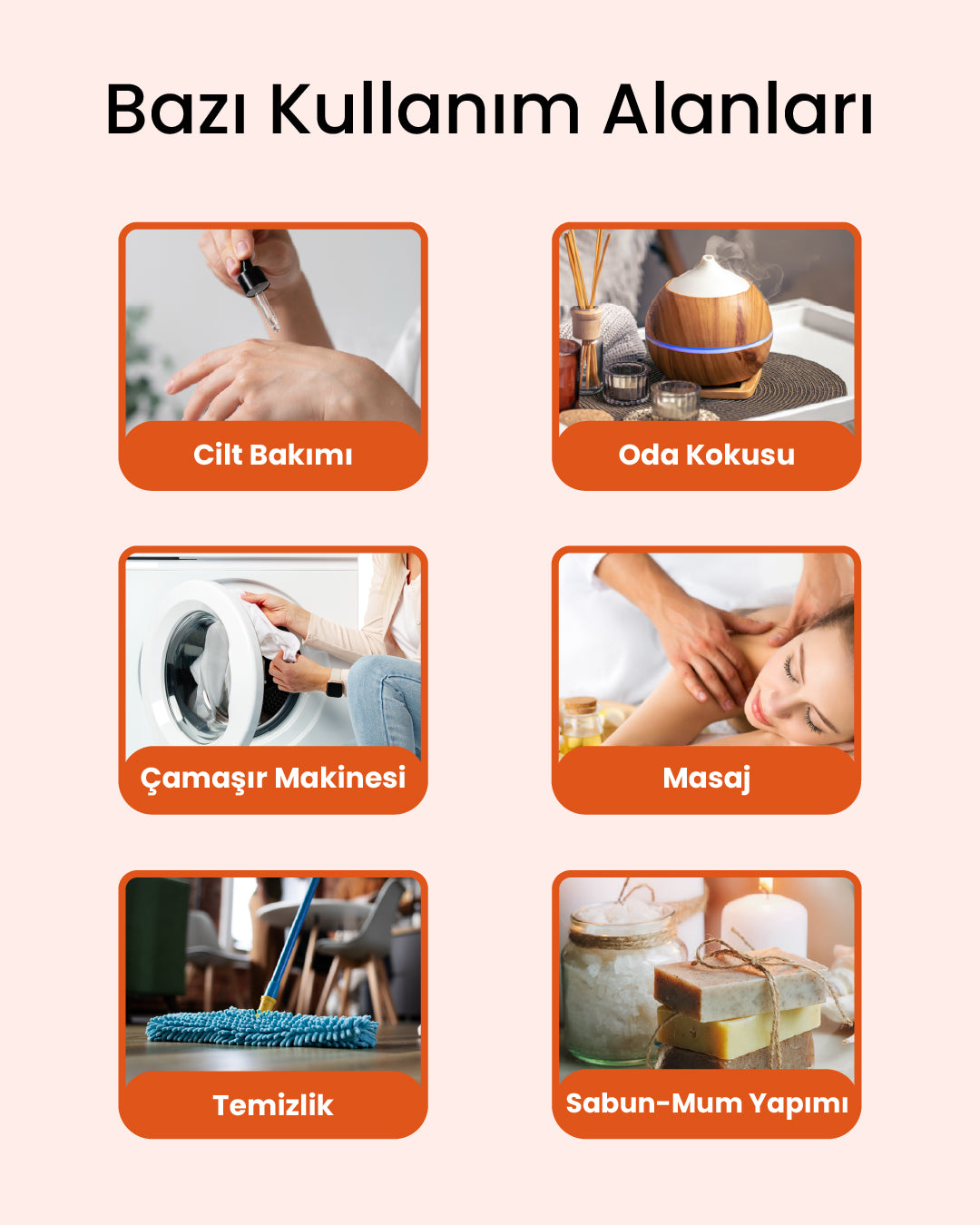Aromaterapi %100 Doğal Cam Damlalıklı ( Neşe Veren Ferahlık) Portakal Uçucu Yağ 10ml
