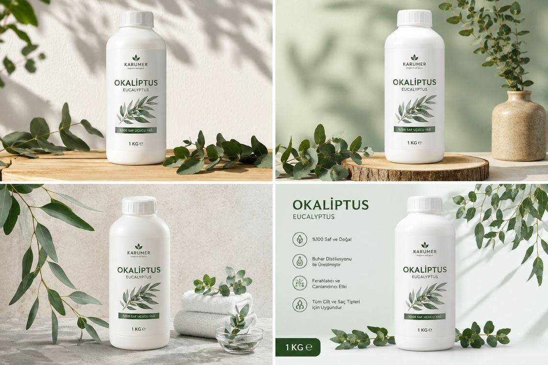Okaliptus Uçucu Yağ %100 Saf ve Doğal