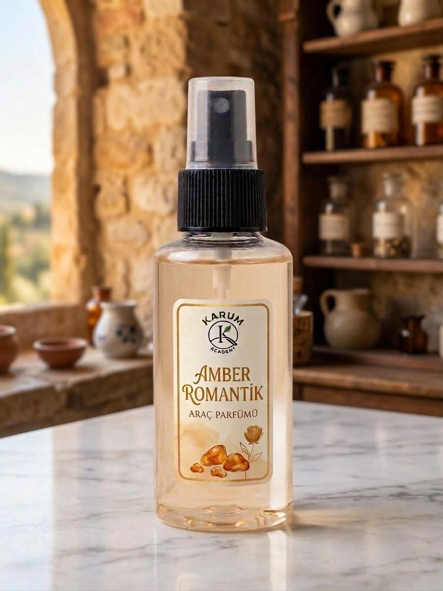 Araba Kokusu Parfümü Amber Romantik Sprey 50mL